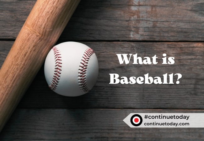A bat-ball of baseball