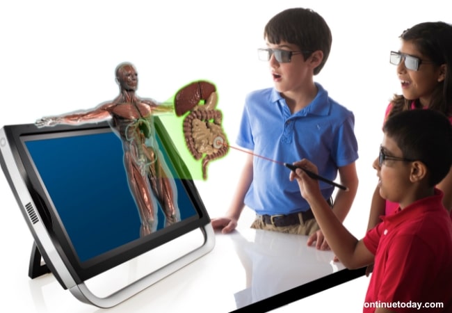 Children's using AR for gaining new user experiences