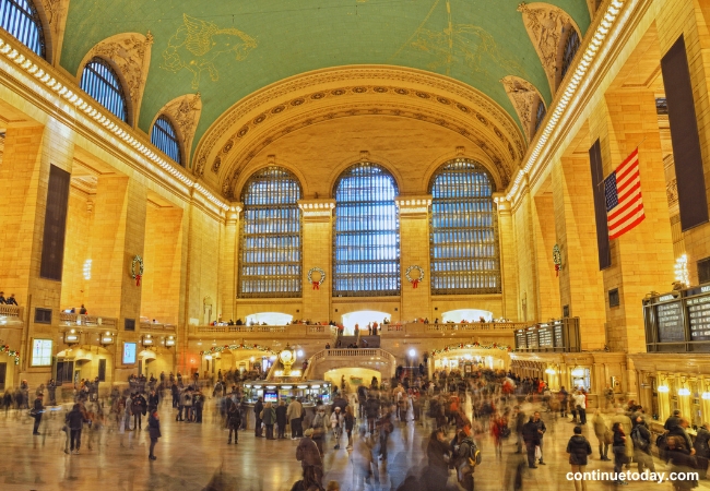 2. Grand Central Terminal in NYC